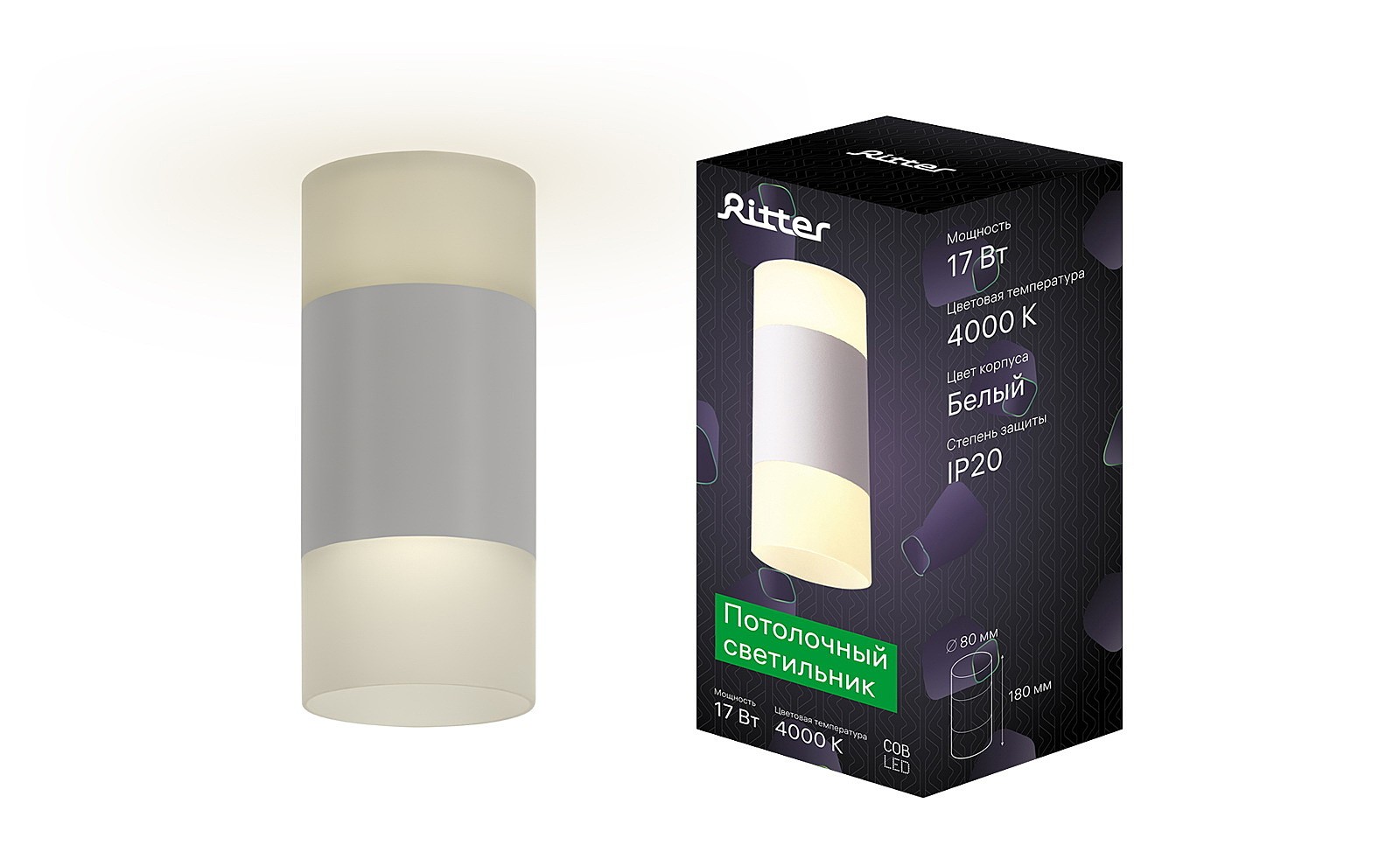 Светильник потолочный Ritter Kassel 52065 8