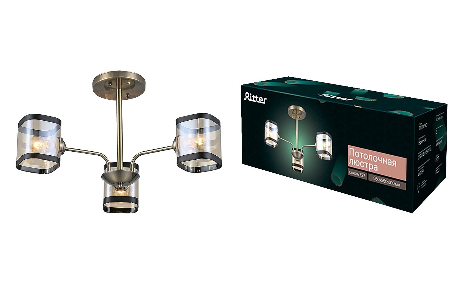 Потолочная люстра Ritter Torino 52551 6