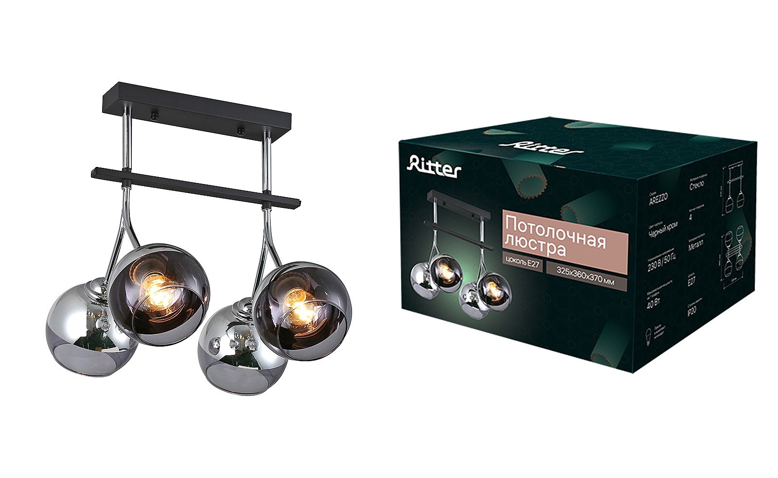 Потолочная люстра Ritter Arezzo 52553 0