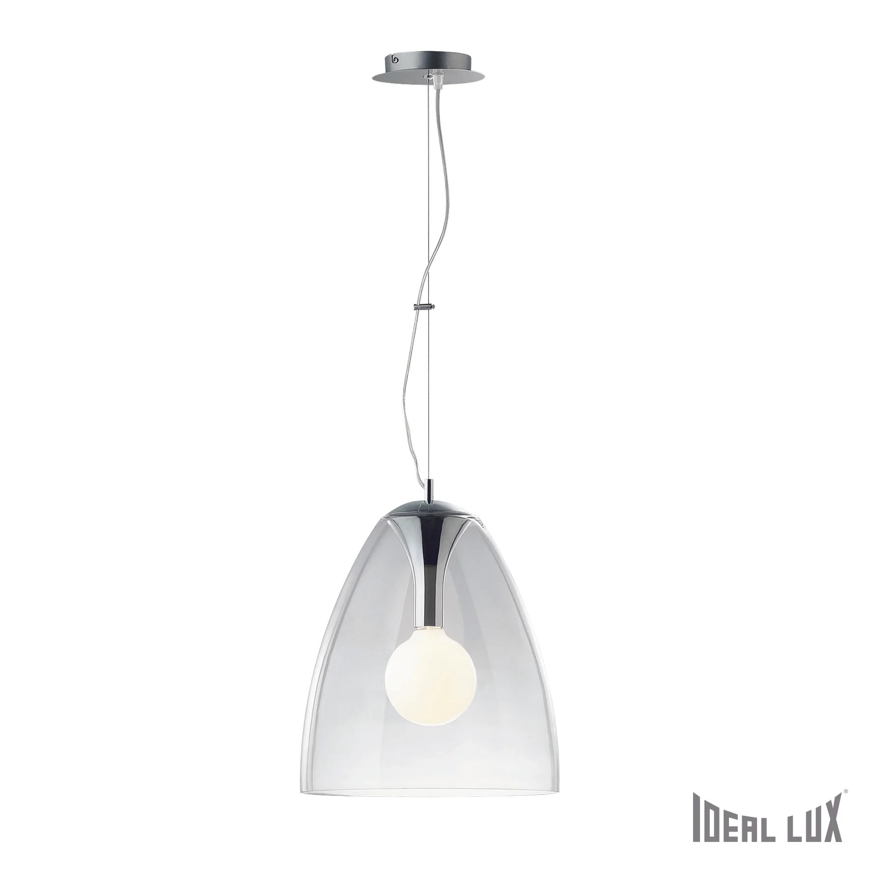 Светильник подвесной Ideal Lux Audi-20 AUDI-20 SP1 TRASPARENTE