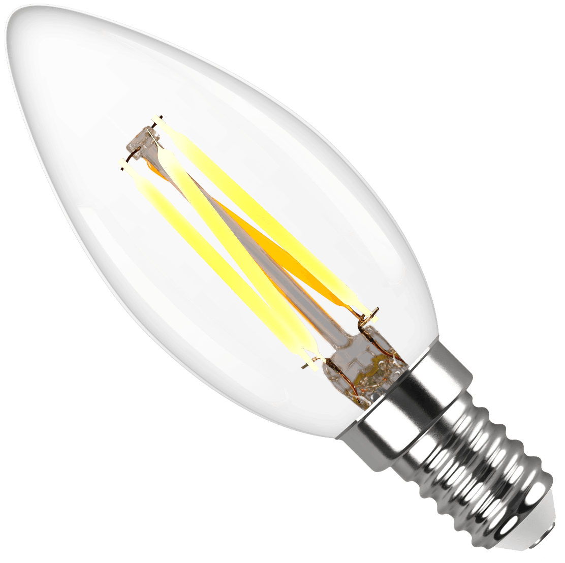 Светодиодная лампа REV E14 Филамент Свеча 5Вт 32359 4