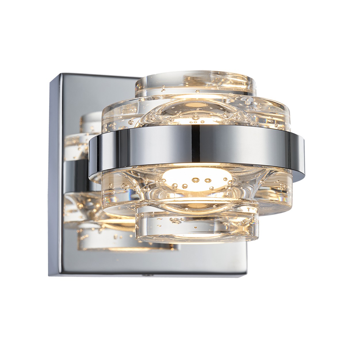 Настенное бра Delight Collection Indiana MB22030002-1A chrome/clear