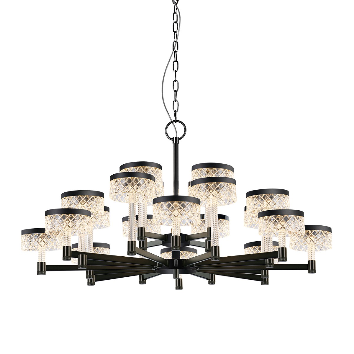 Подвесная люстра Delight Collection Diamond cut MD21020075-20A matt black