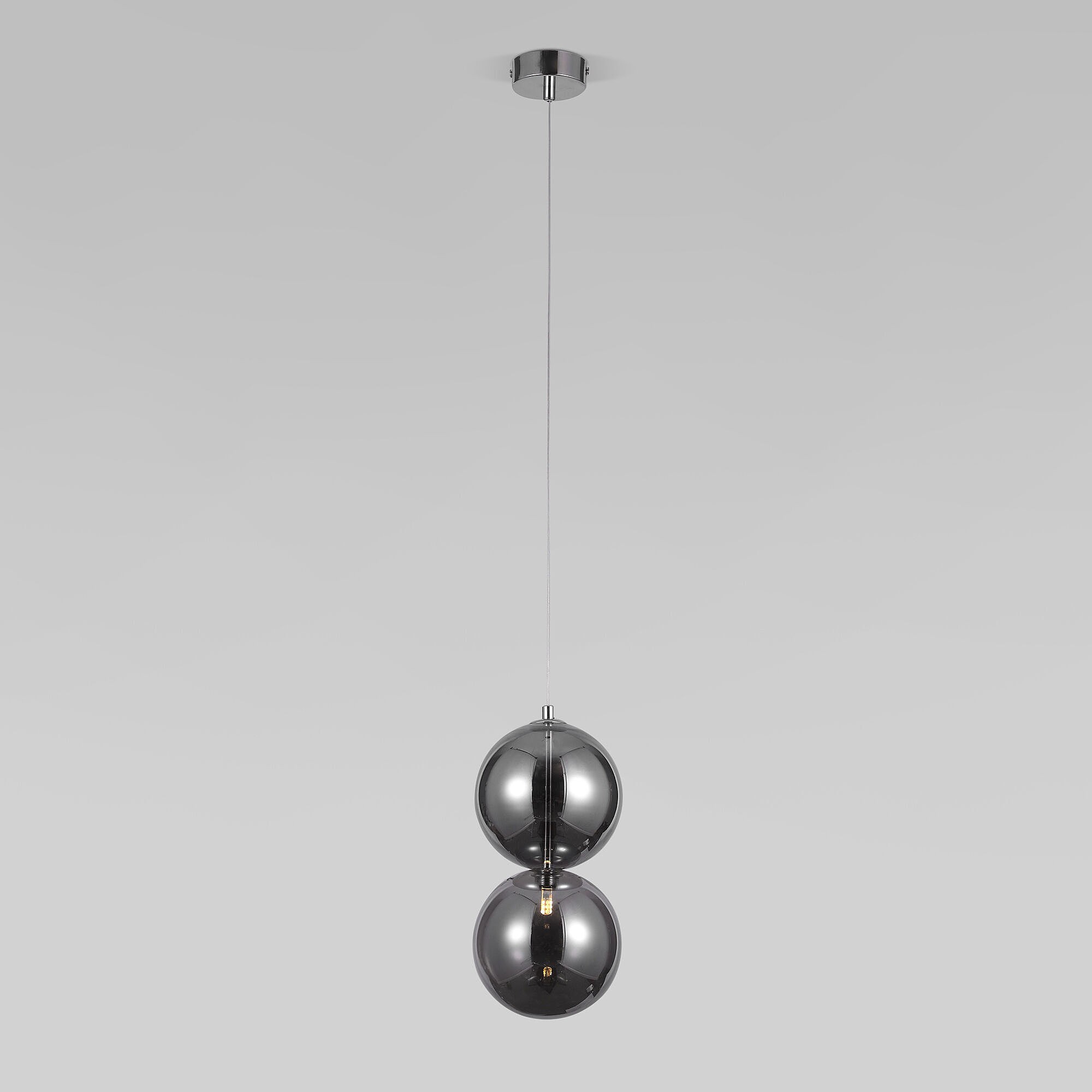 Светильник подвесной Eurosvet Selisa 50092/1 хром/дымчатый