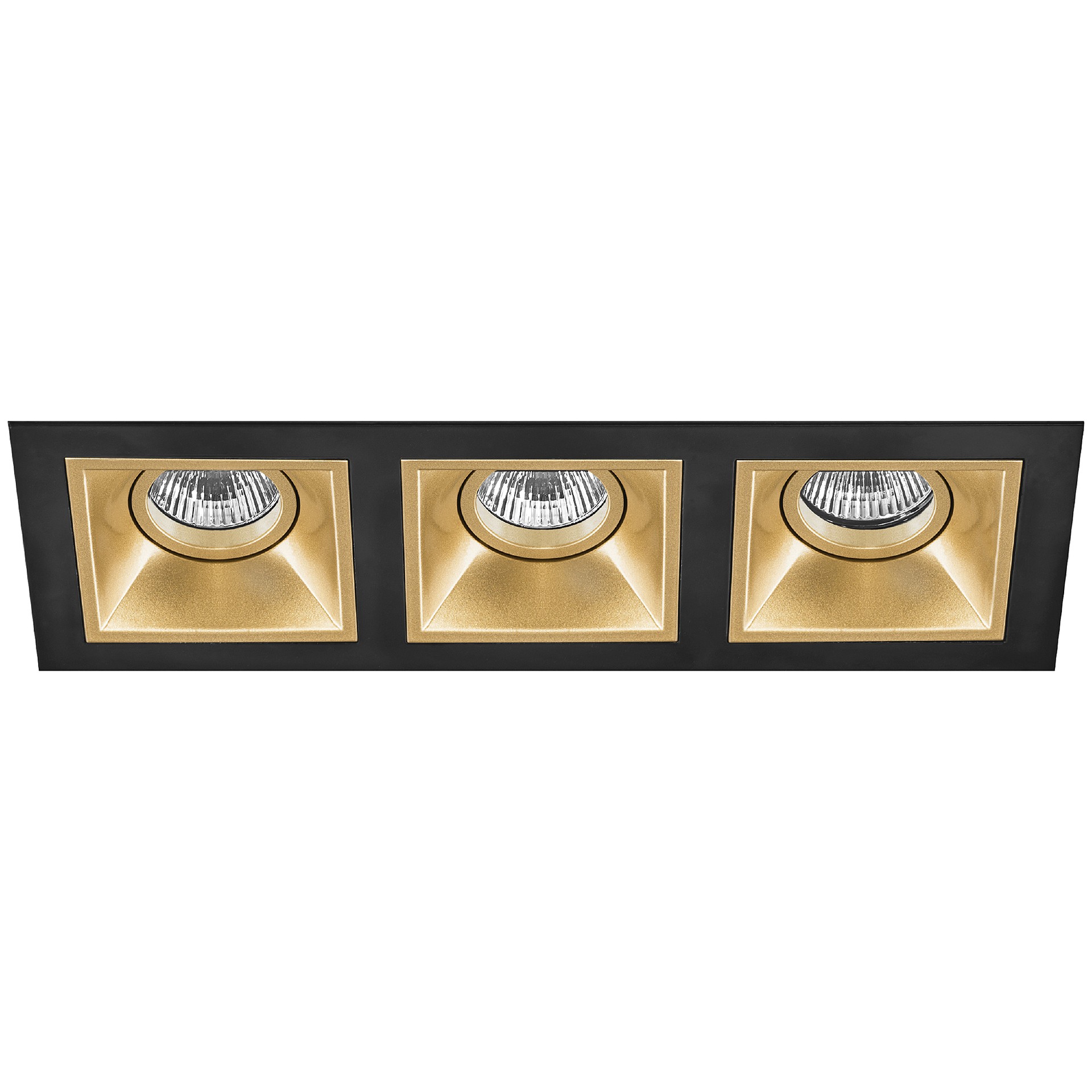 Комплект из светильников и рамки Lightstar Domino D537030303