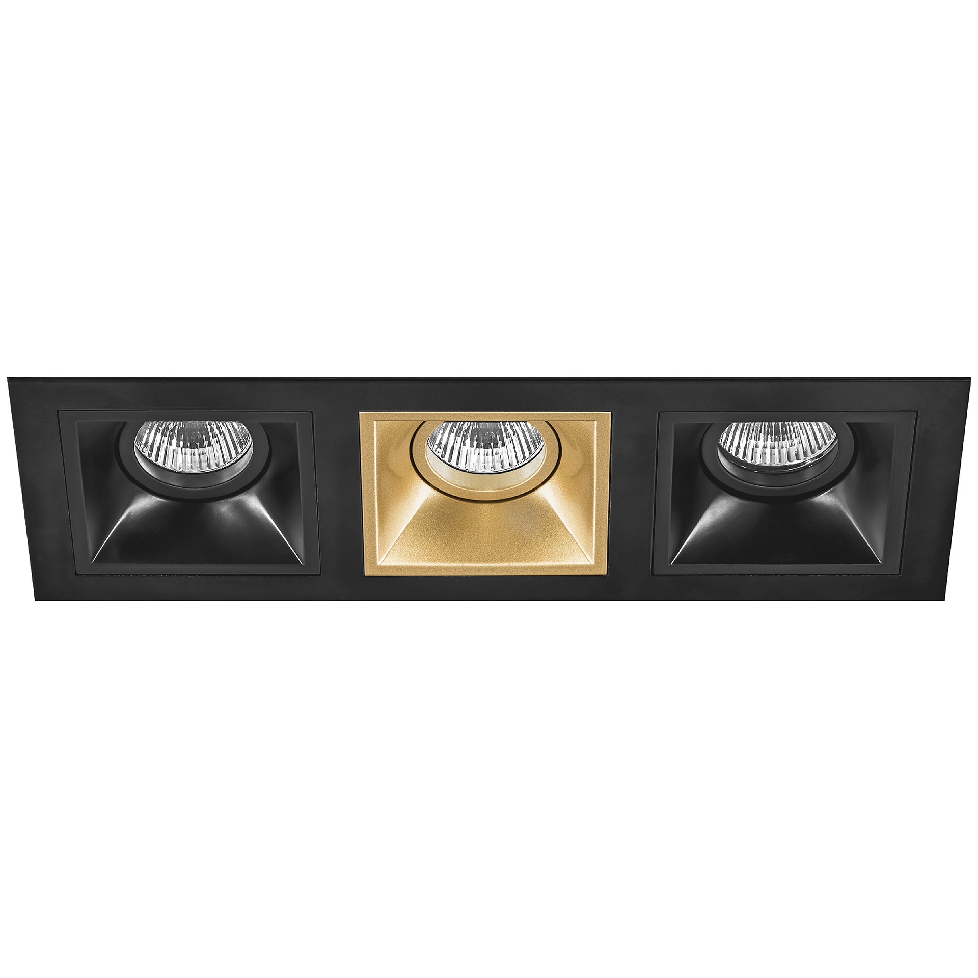 Комплект из светильников и рамки Lightstar Domino D537070307