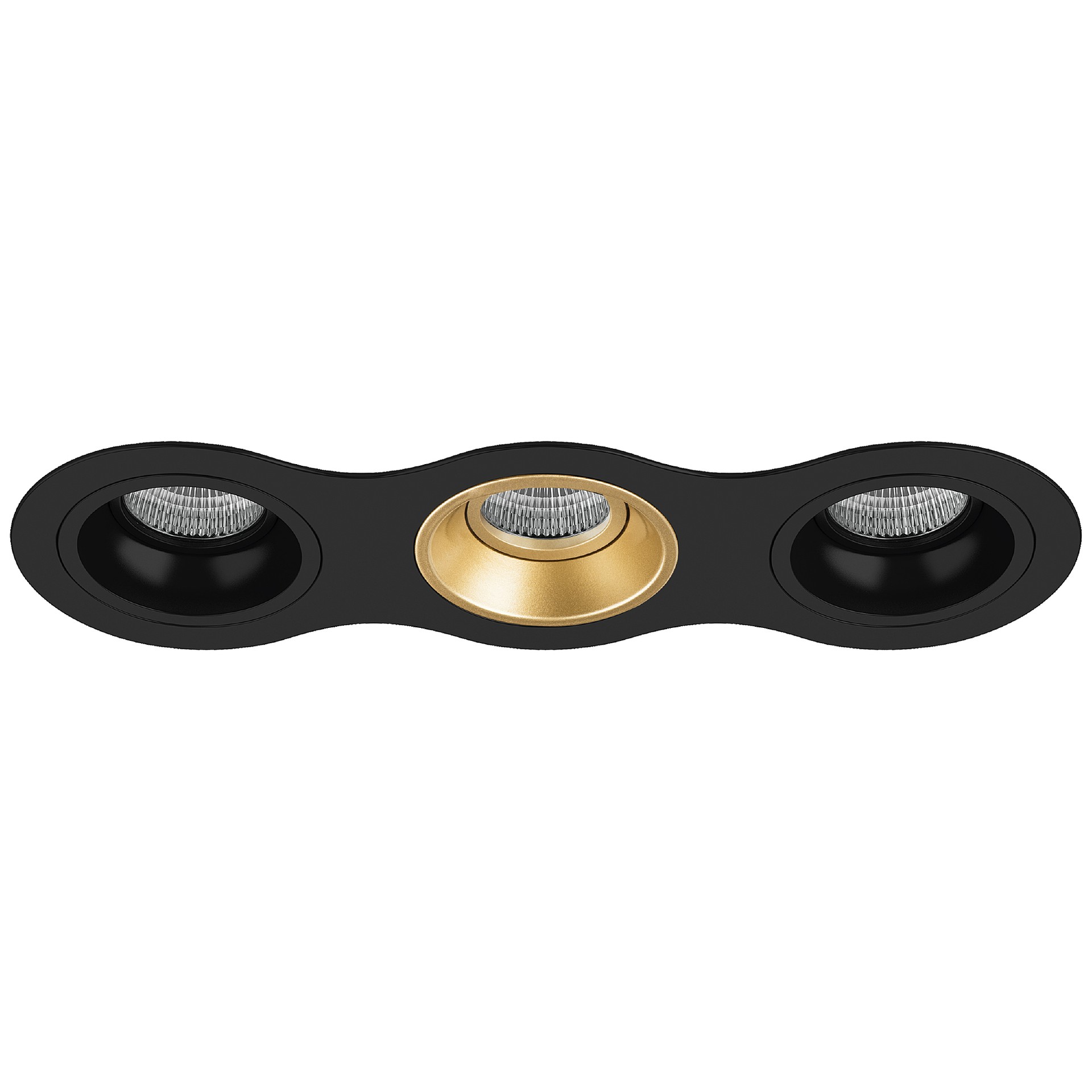 Комплект из светильников и рамки Lightstar Domino D637070307