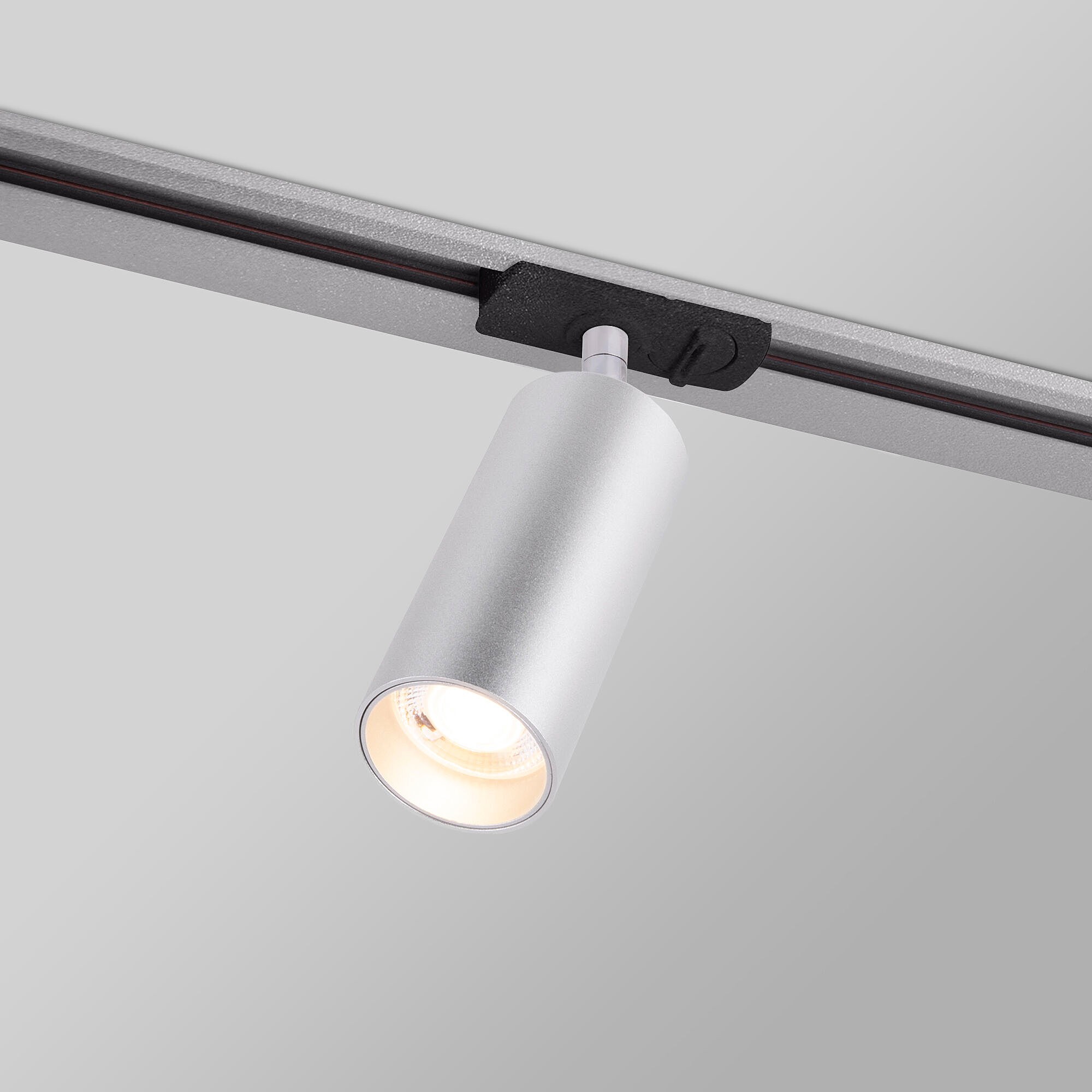 Трековый светильник Elektrostandard Diffe Diffe серебряный 10W 4200K (85152/01) однофазный