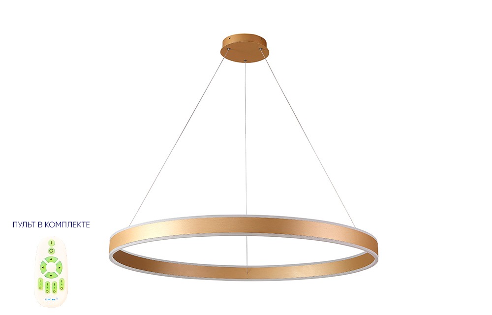 Подвесная люстра Crystal Lux MUCHOS MUCHOS SP88W LED D1000 GOLD