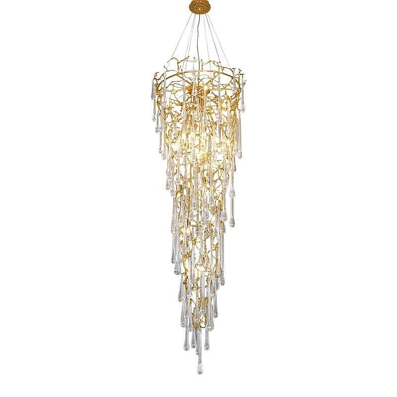 Люстра каскадная L'Arte Luce Luxury Aqua L04316