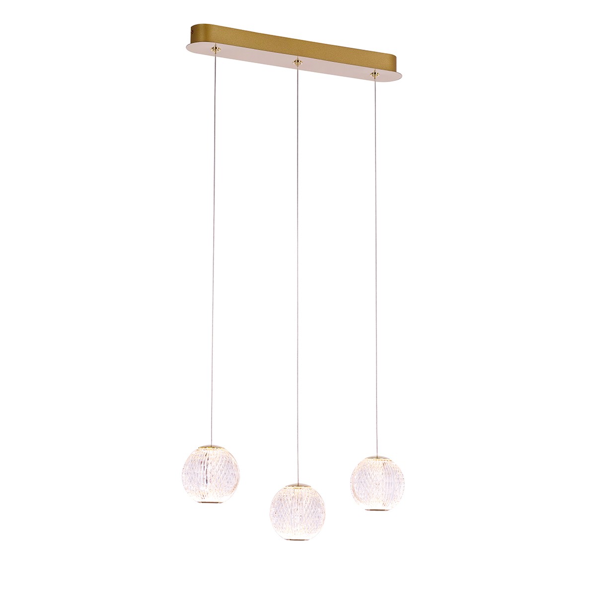 Светильник подвесной Delight Collection Elliot Diamante MD20001012-3B gold