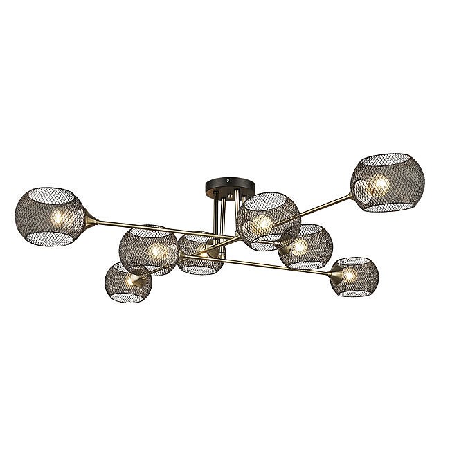 Потолочная люстра Wedo Light Stelara WD3511/8C-BK-AB-BK