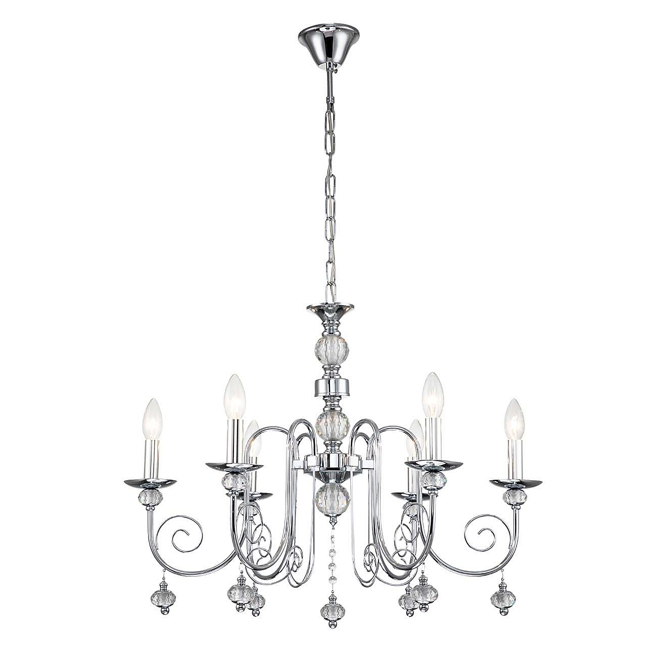 Подвесная люстра Escada Shine 678/6PL Chrome