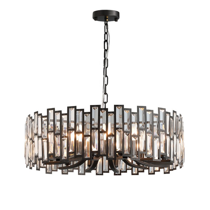 Подвесная люстра Delight Collection Bertola D8524P/S black/clear