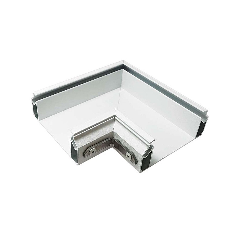 Угловой элемент профиля для создания декоративных ниш в натяжном потолке Denkirs Flod DK5851-WH