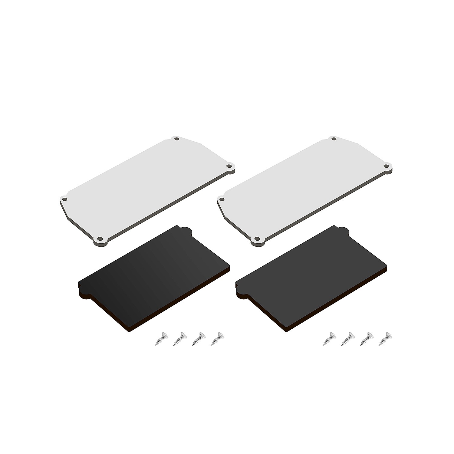 Комплект торцевых заглушек для профиля Flod Denkirs Flod DK5852-BK