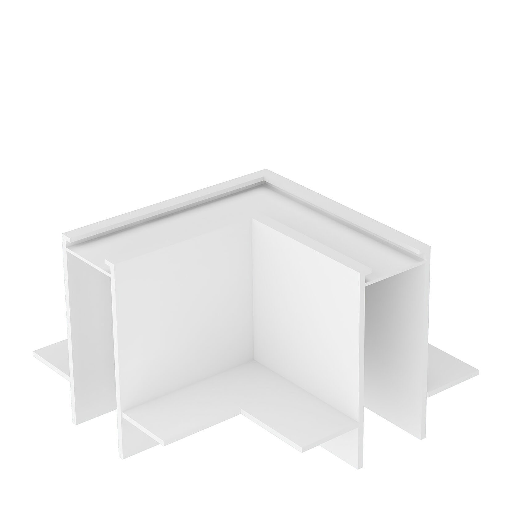 Угол потолок-потолок встраиваемый под ГКЛ Denkirs Smart TR2112-WH