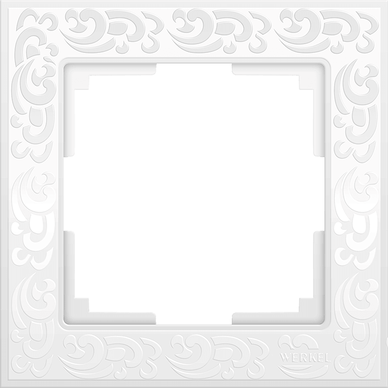 Рамка Werkel W0012301/ Рамка на 1 пост Flock (белый)