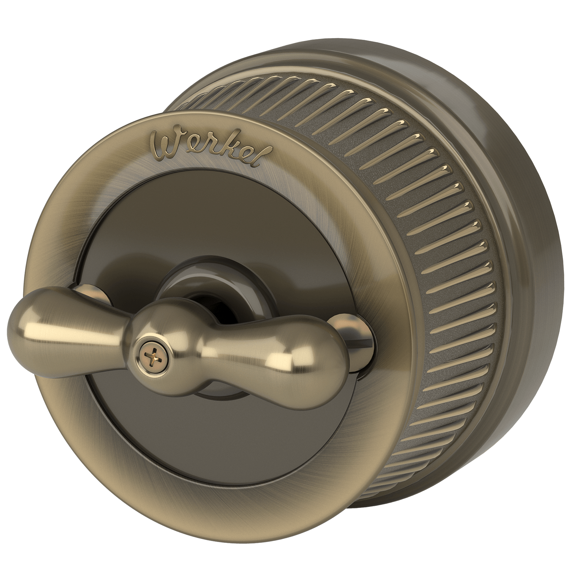 Выключатель Werkel W5720012/ Выключатель на 4 положения двухклавишный (бронзовый) Ретро