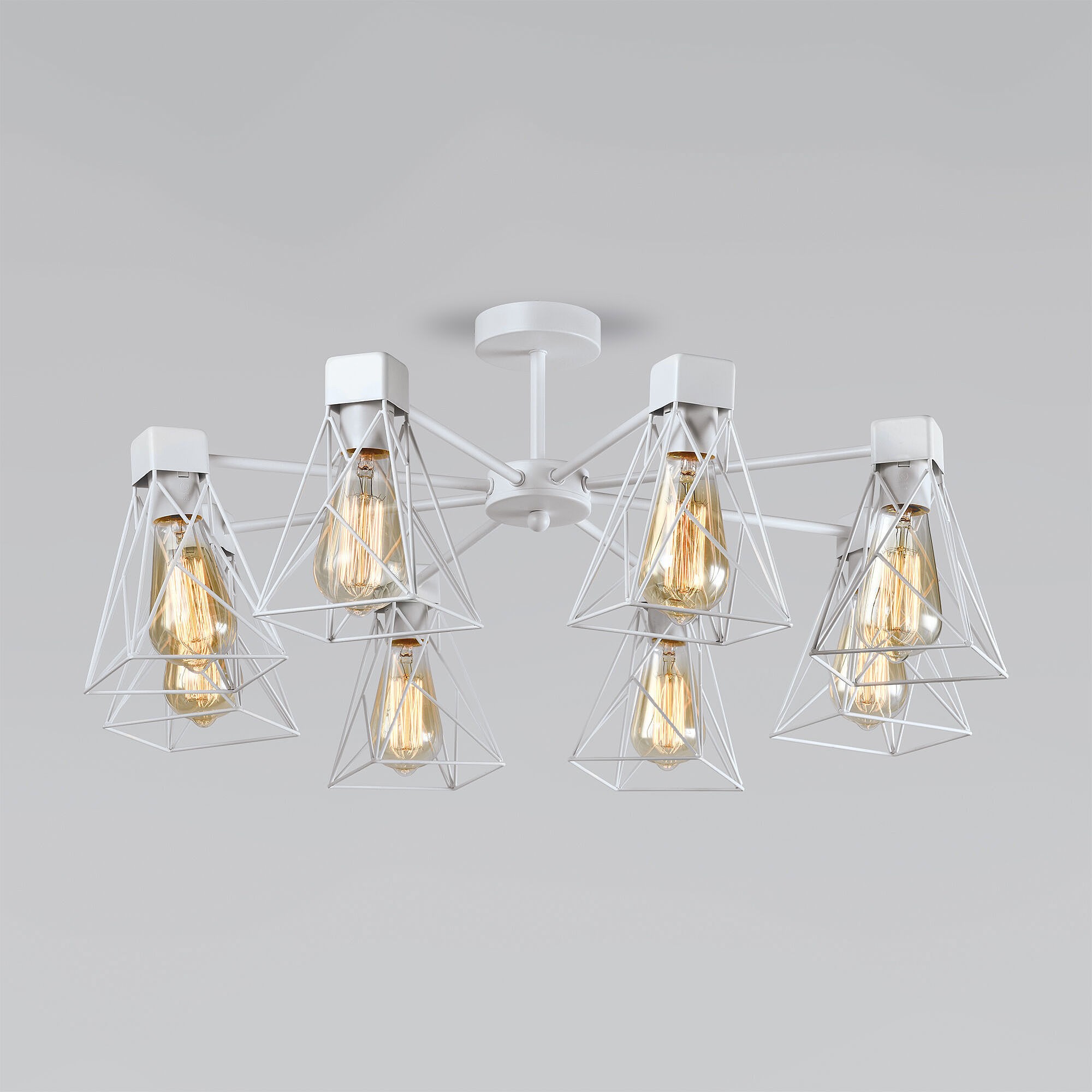 Потолочная люстра Eurosvet Trappola 70107/8 белый