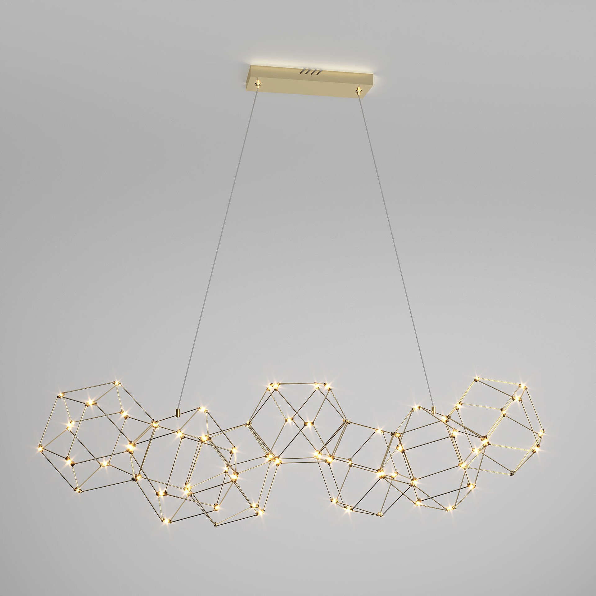 Подвесная люстра Eurosvet Uma 90168/7 медь