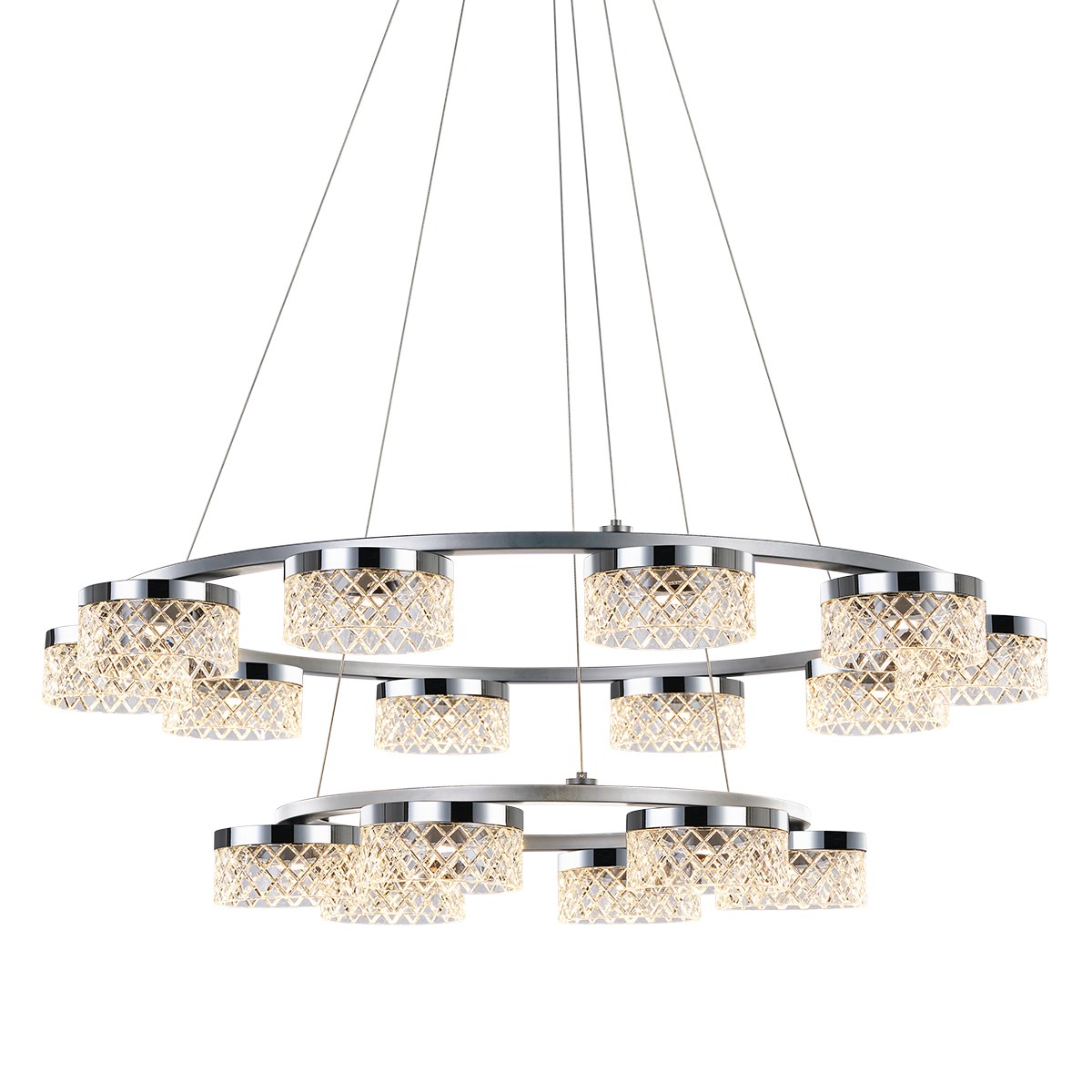 Подвесная люстра Delight Collection MD21020075 MD21020075-16B chrome