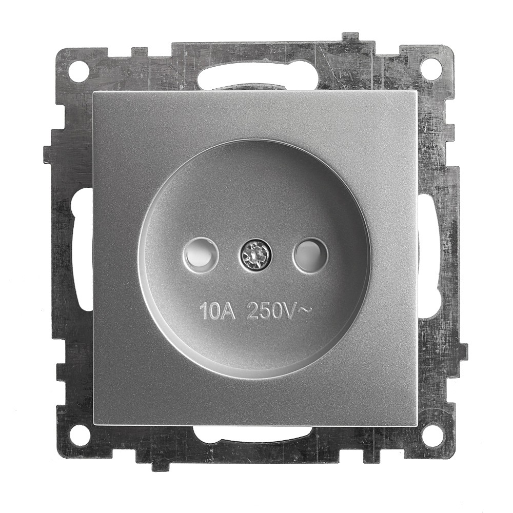 Розетка 1-местная б/з Stekker Катрин 39581