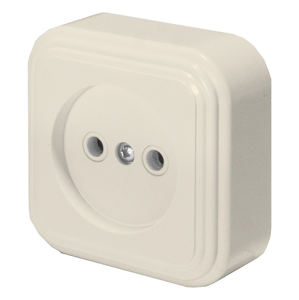 Розетка 1-местная б/з Stekker Брест 49061