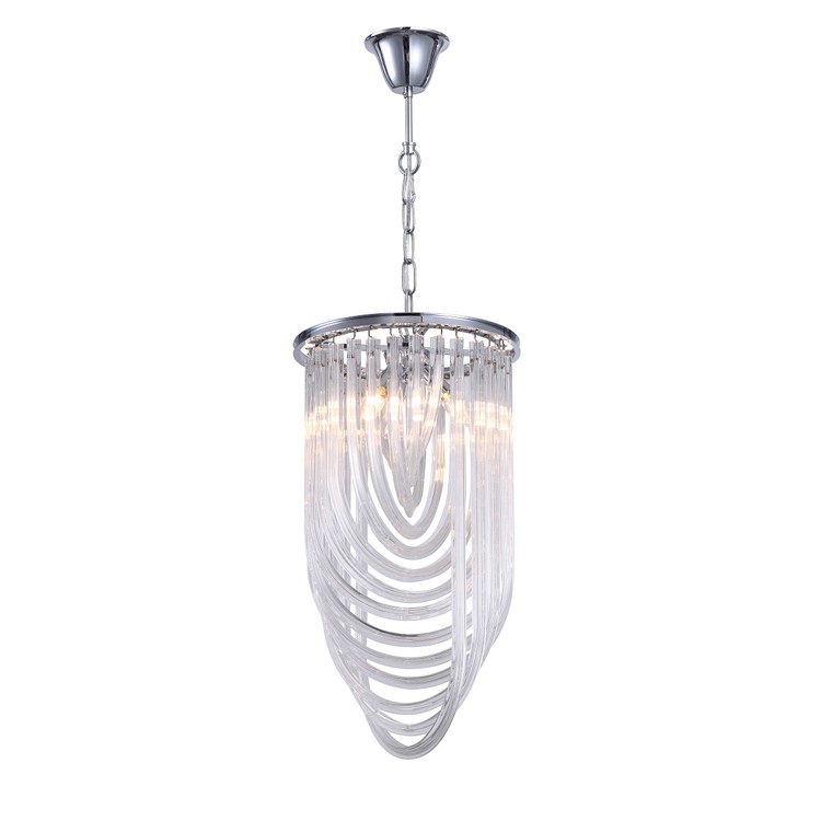 Подвесная люстра Delight Collection Murano Glass KR0116P-3 chrome