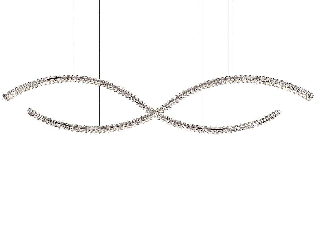 Подвесная люстра Newport 8240 8242/160 chrome