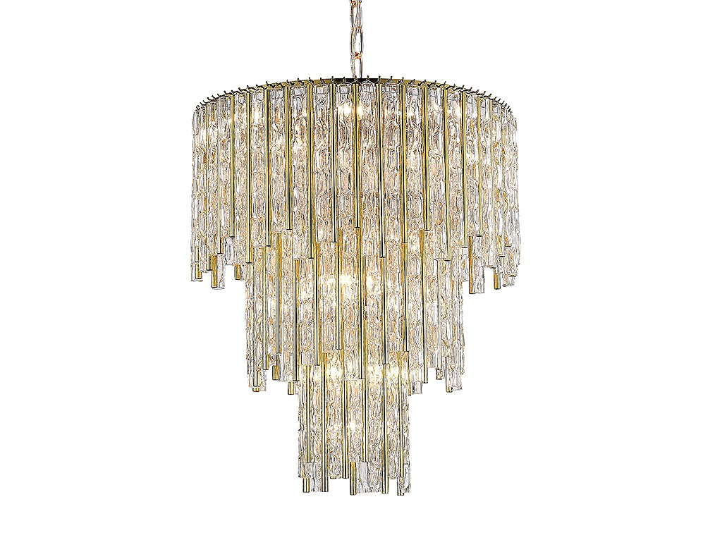 Подвесная люстра Newport 8520 8528+17/C gold