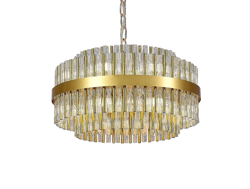 Подвесная люстра Newport 8520 8529+7/C gold