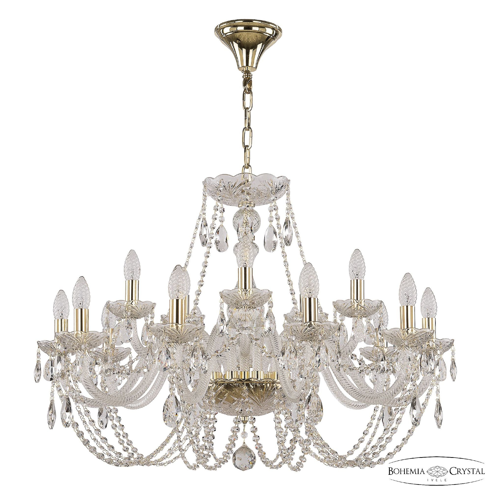 Подвесная люстра Bohemia 101 101/10+5/300 G