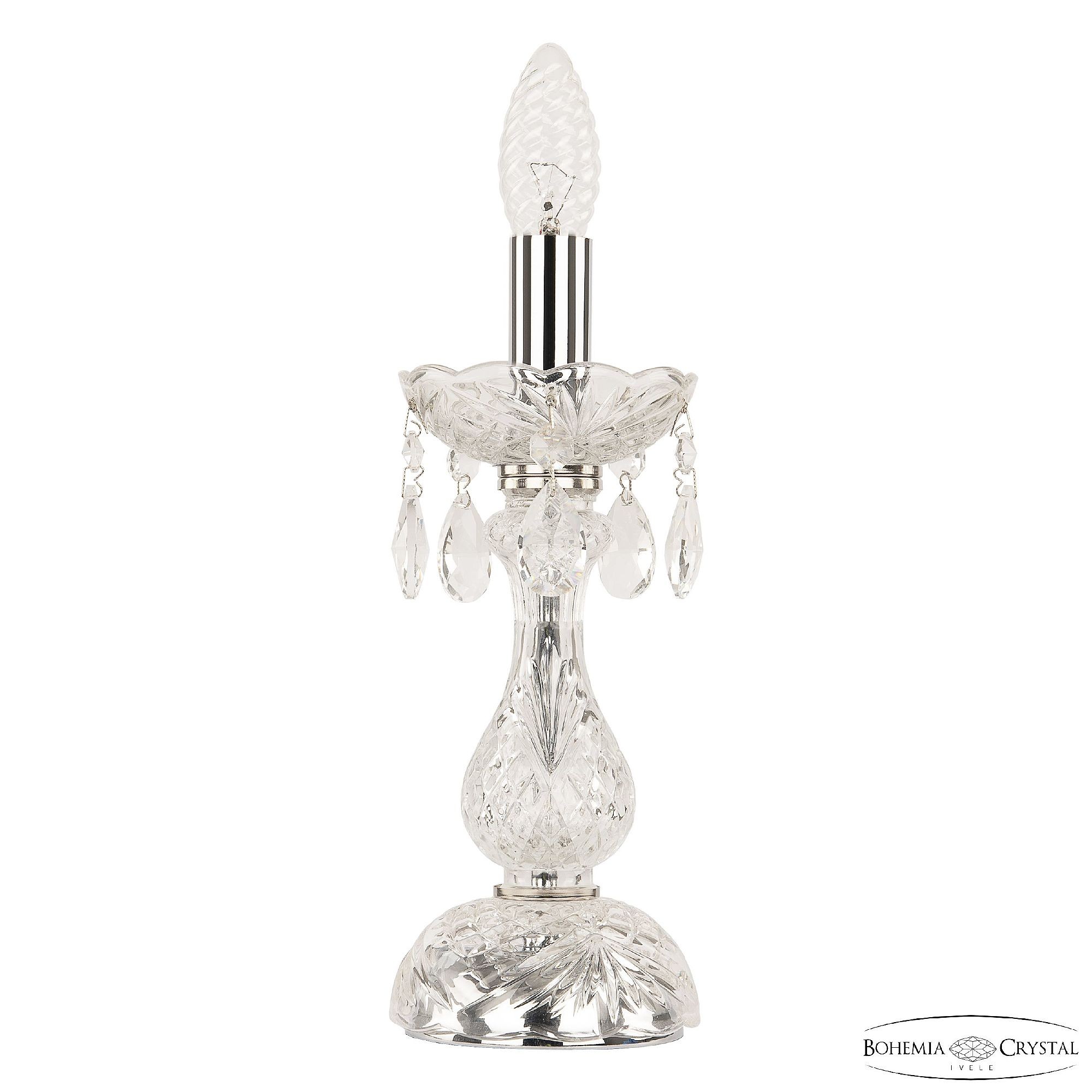 Настольная лампа Bohemia 101 101L/1-27 Ni