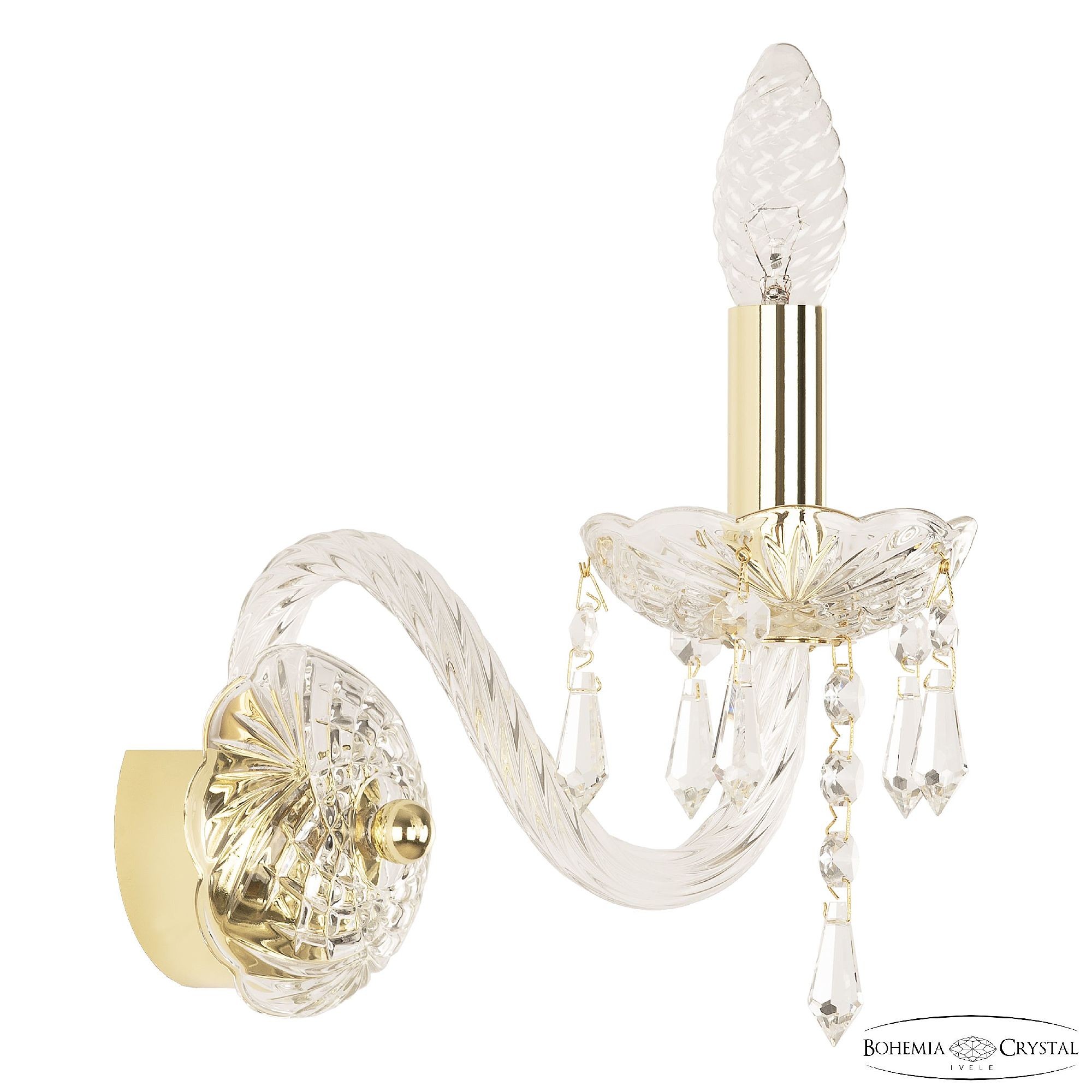 Настенное бра Bohemia 104 104B/1/165 G