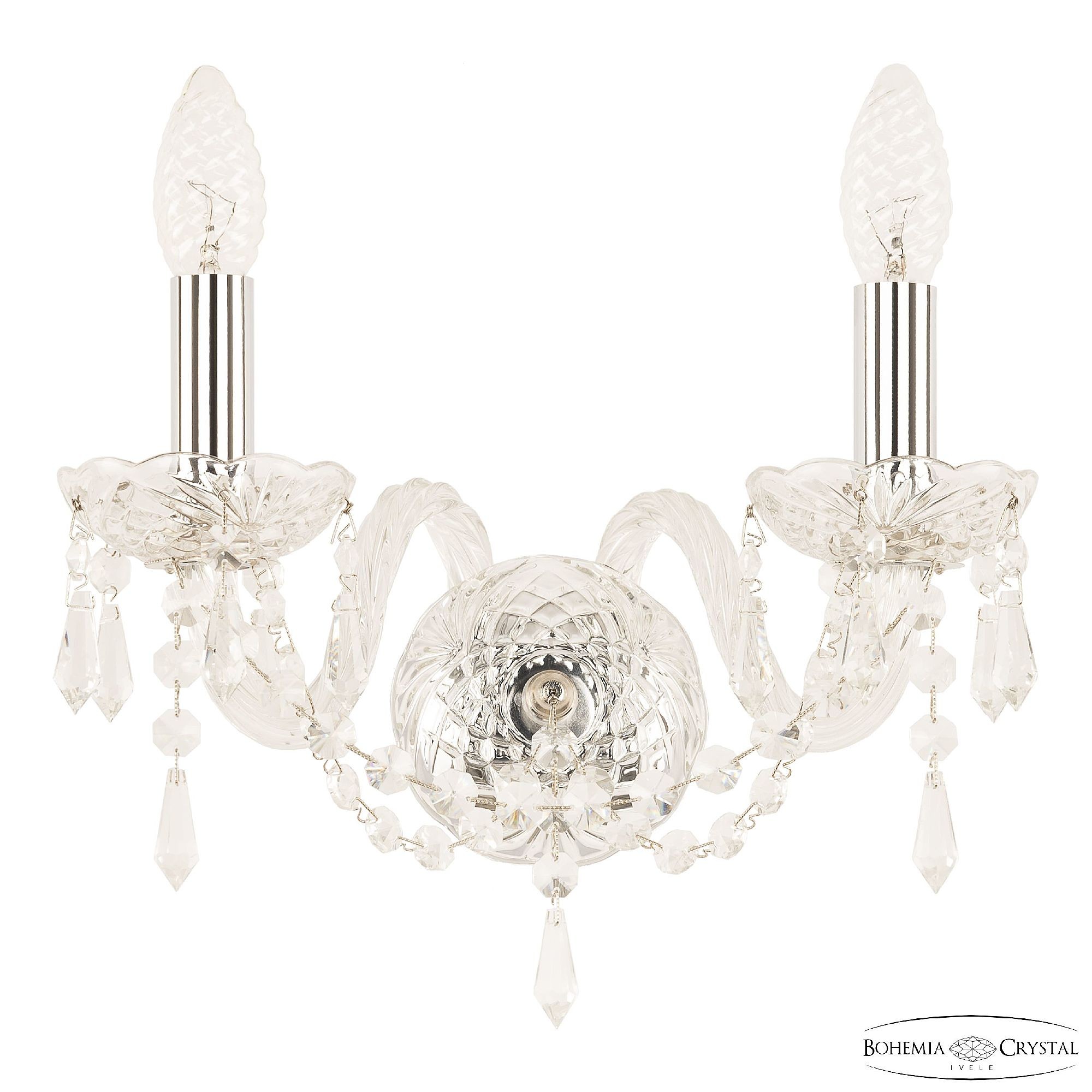 Настенное бра Bohemia 104 104B/2/141 Ni