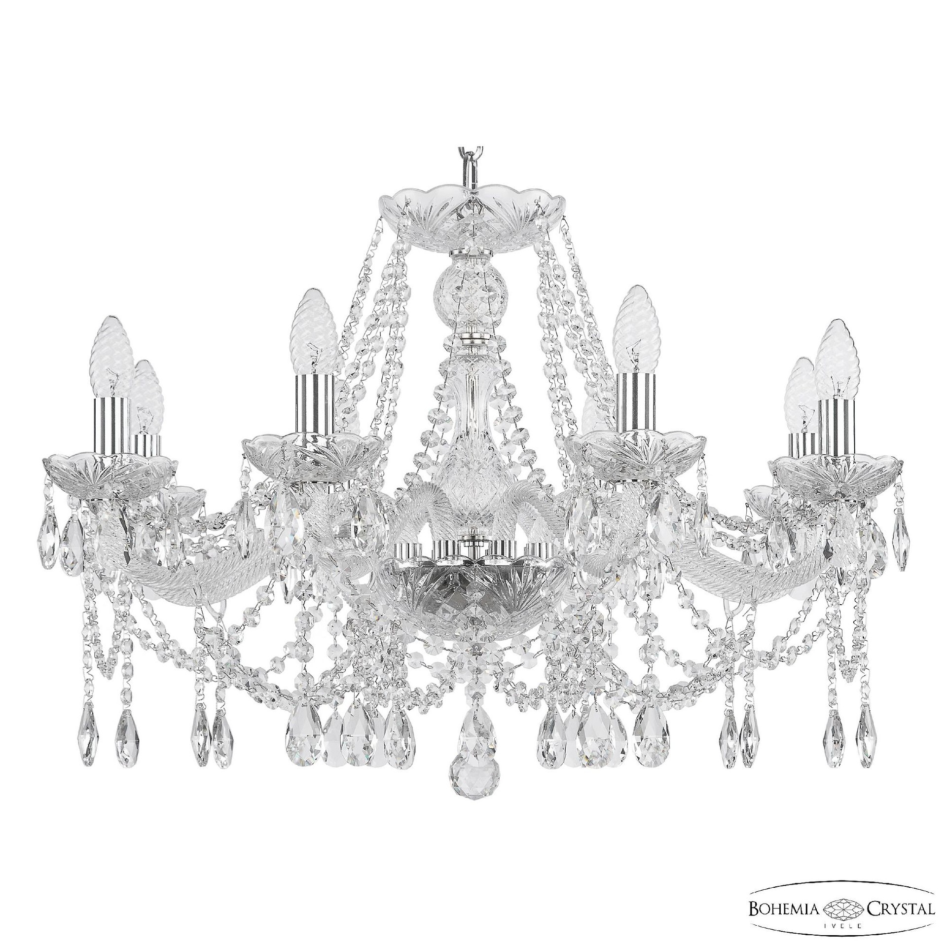 Подвесная люстра Bohemia 107 107/8/240 Ni