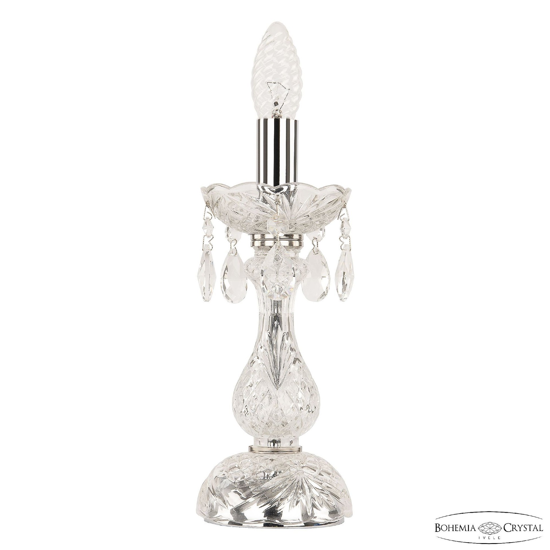 Настольная лампа Bohemia 107 107L/1-27 Ni