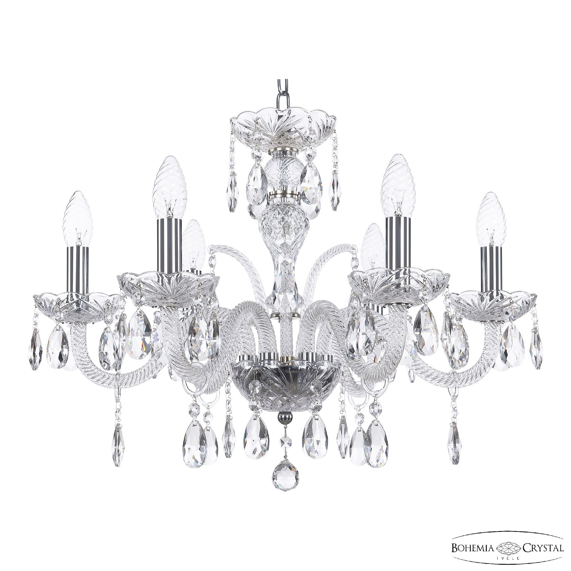 Подвесная люстра Bohemia 118 118/6/195 Ni