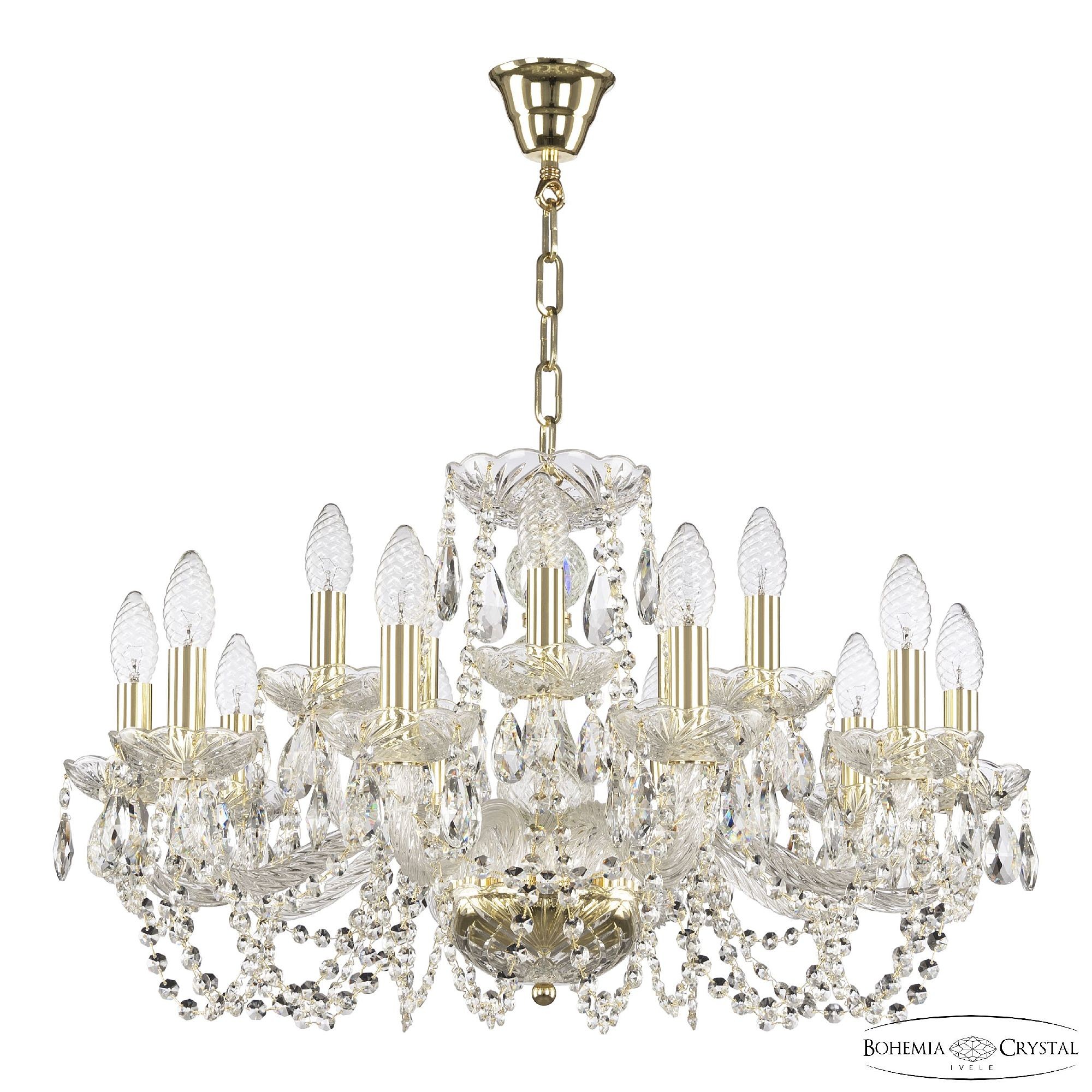 Подвесная люстра Bohemia 119 119/10+5/240 G