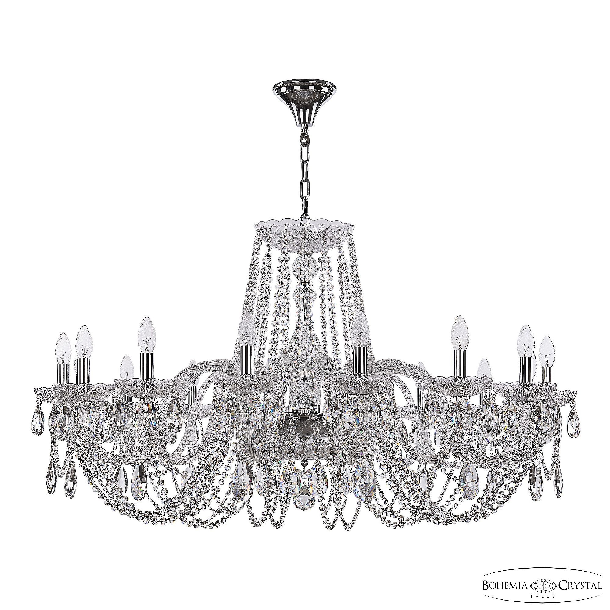 Подвесная люстра Bohemia 1402 1402/16/400 Ni