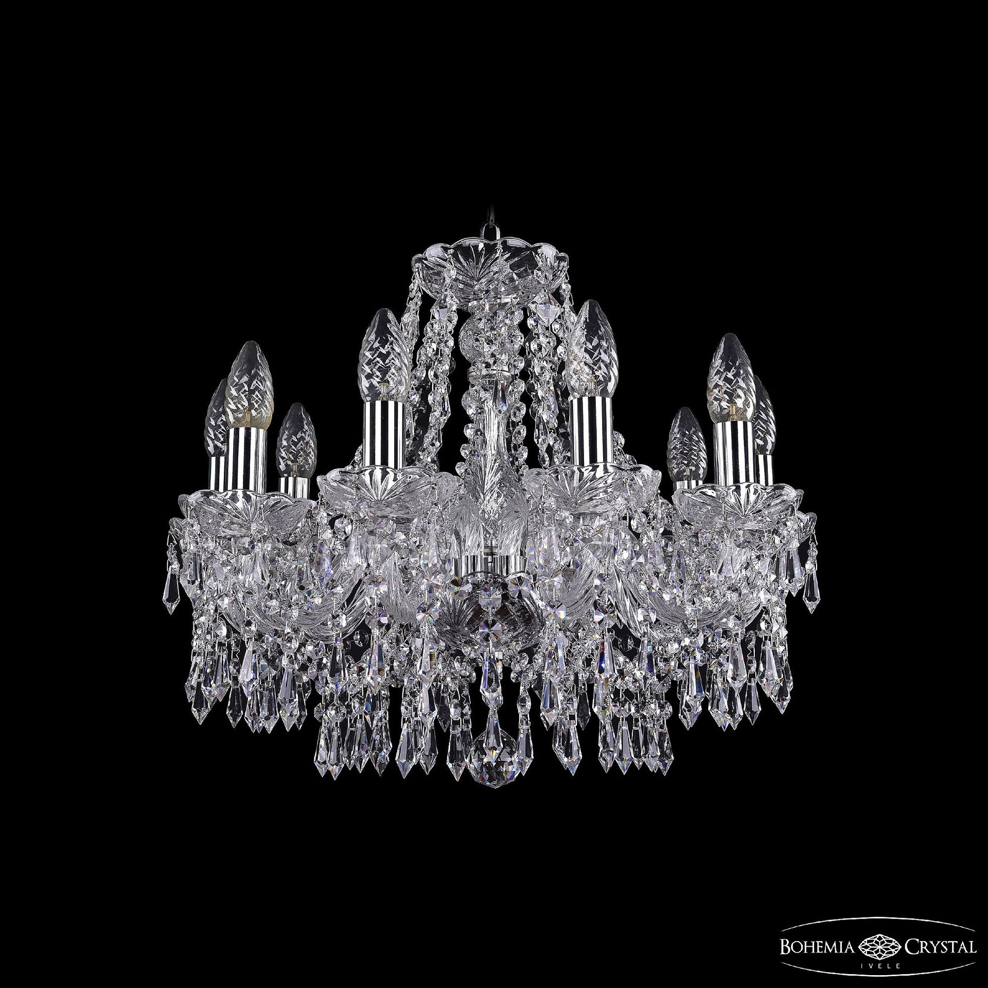 Подвесная люстра Bohemia 1403 1403/10/160 Ni