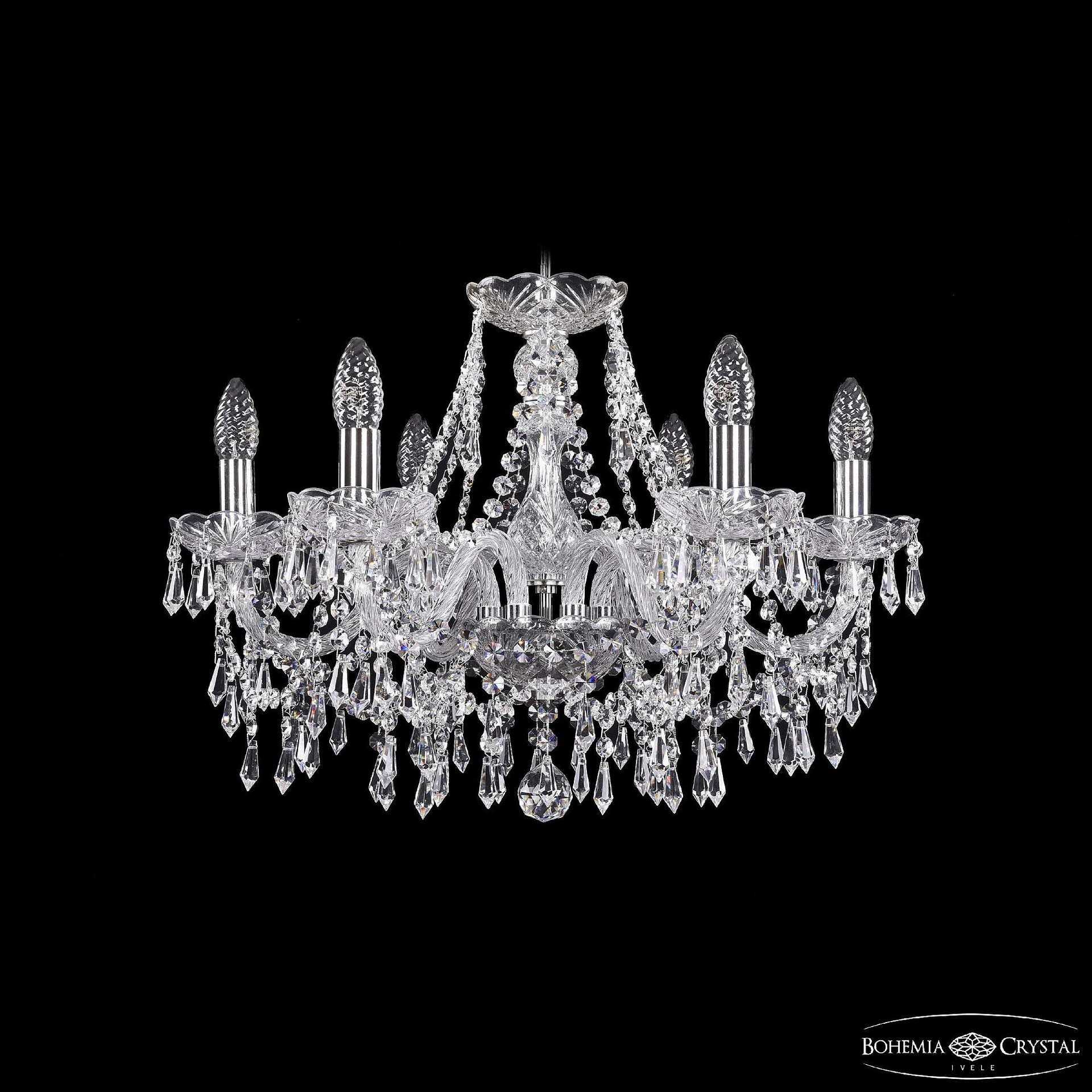 Подвесная люстра Bohemia 1403 1403/6/195 Ni