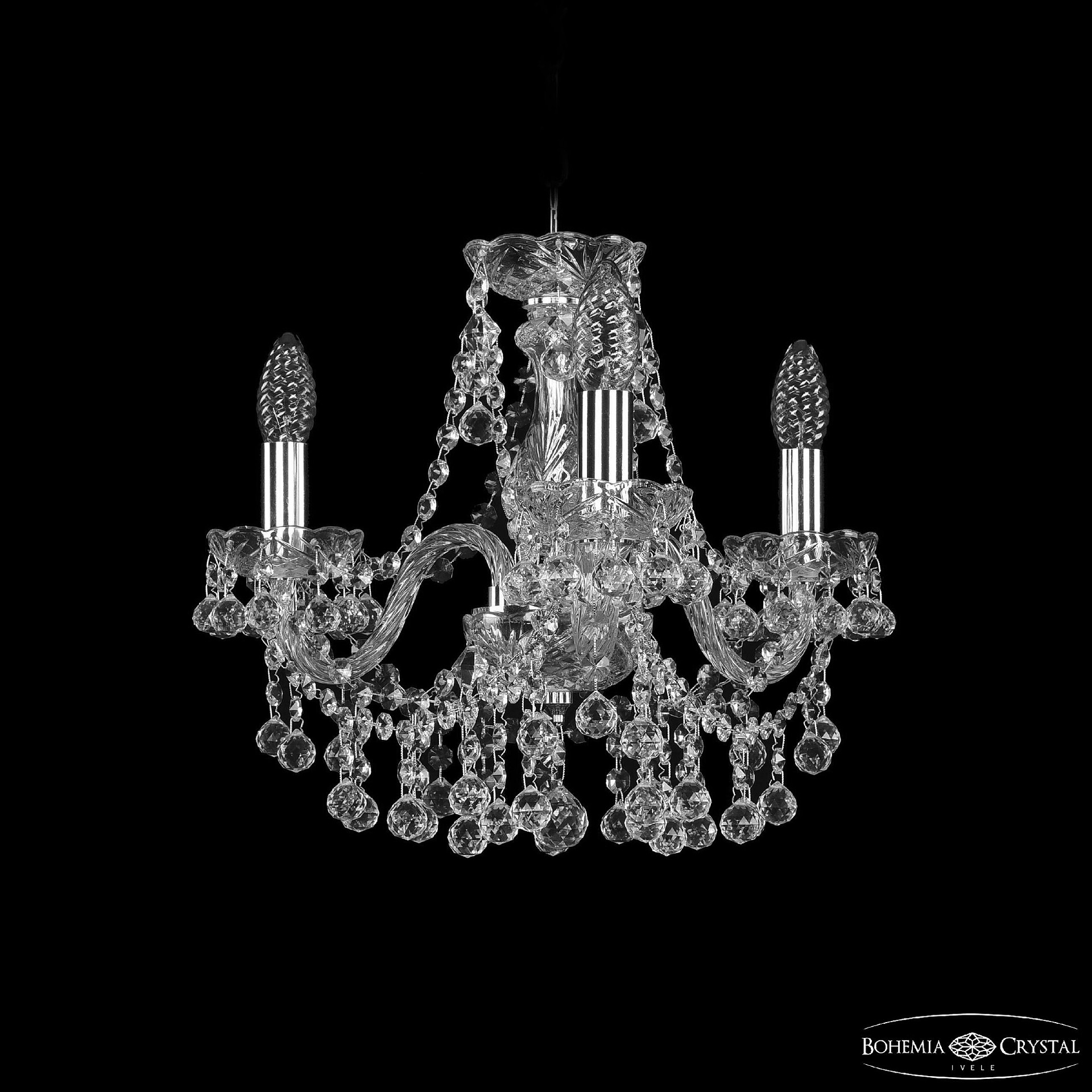 Подвесная люстра Bohemia 1409 1409/3/141 Ni