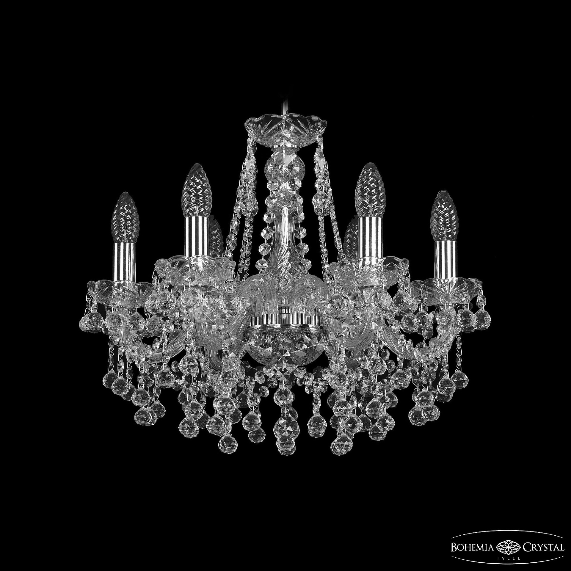 Подвесная люстра Bohemia 1409 1409/6/160 Ni