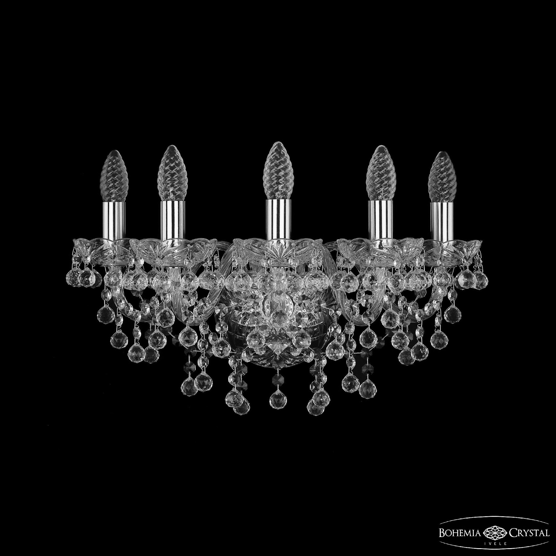 Настенное бра Bohemia 1409 1409B/5/160 Ni