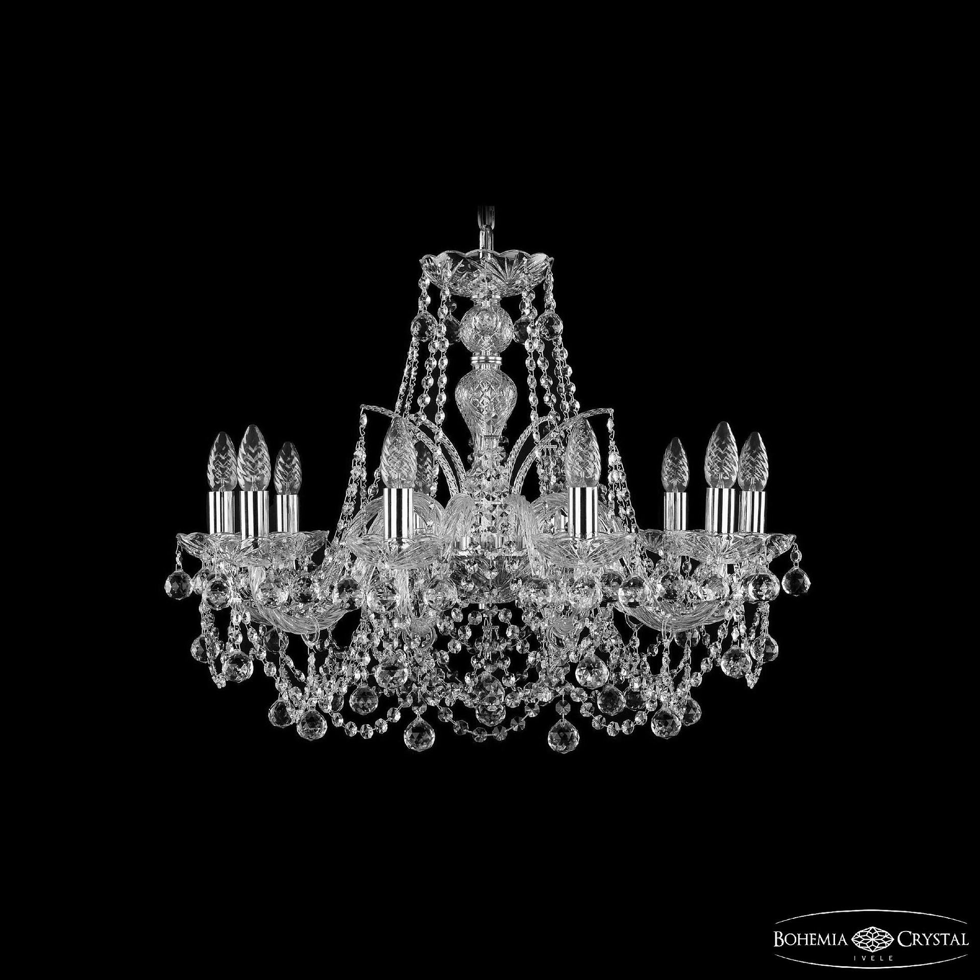 Подвесная люстра Bohemia 1411 1411/10/240 Ni Balls