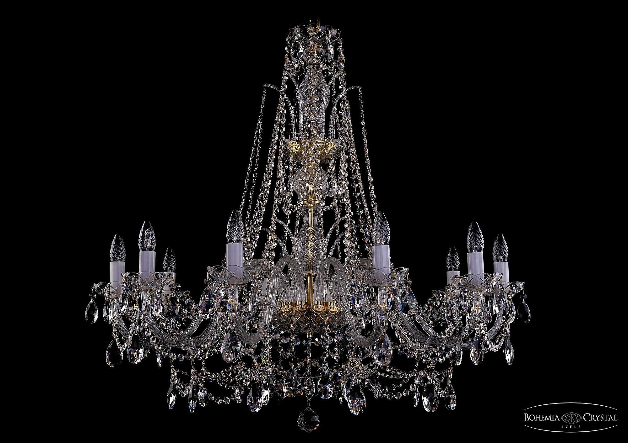 Подвесная люстра Bohemia 1411 1411/10/360/XL-87 G