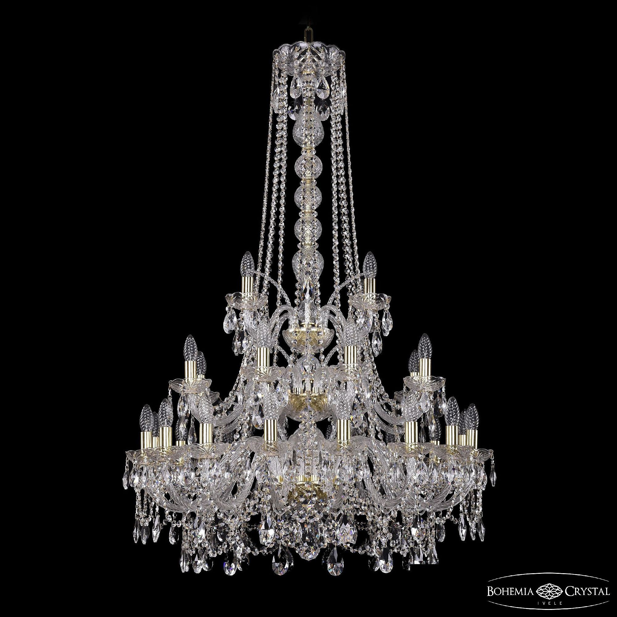 Подвесная люстра Bohemia 1411 1411/16+8+4/300/h-131/3d G