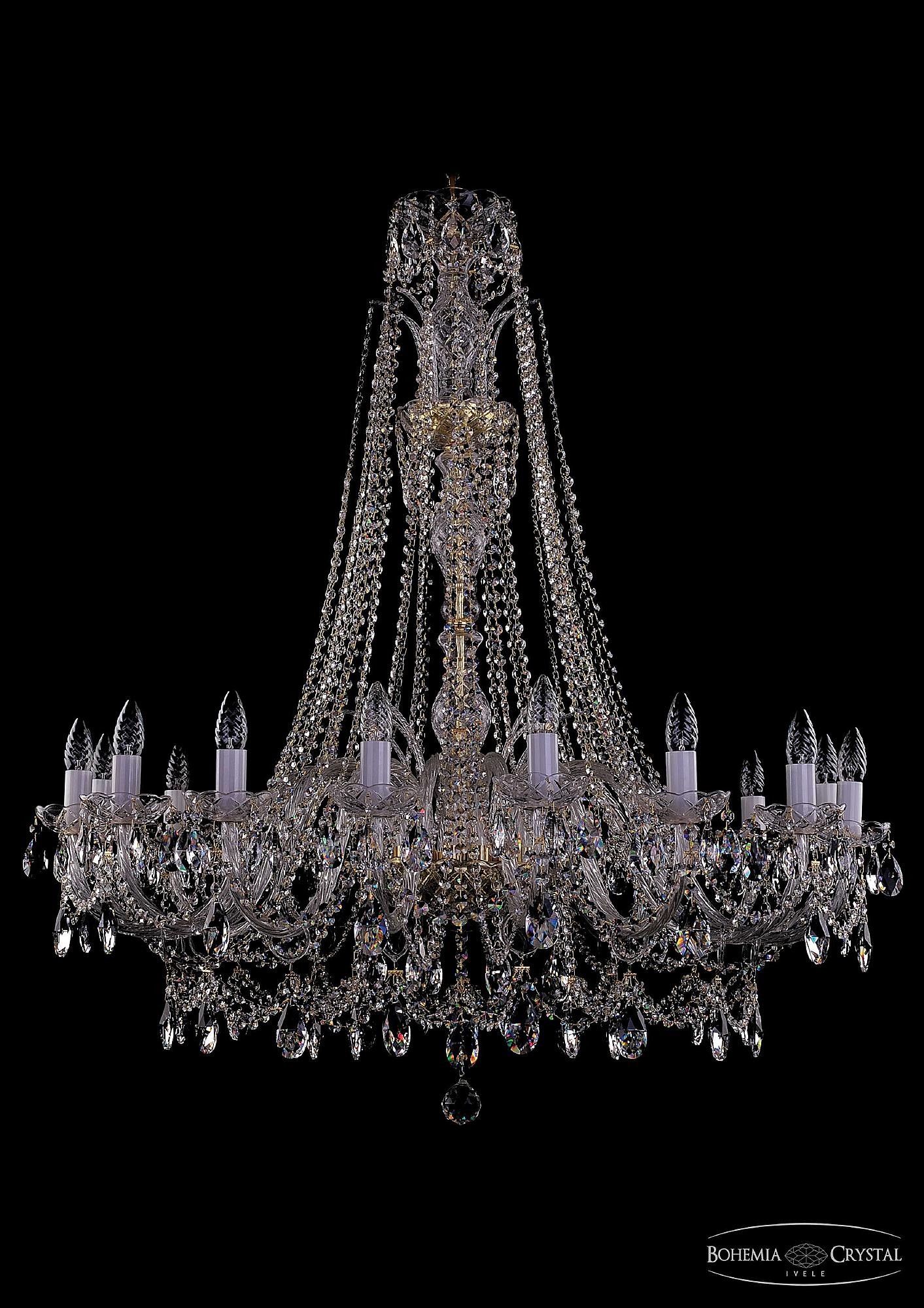 Подвесная люстра Bohemia 1411 1411/16/400/XL-115 G